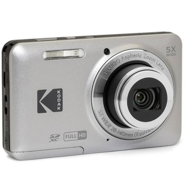 Kodak Pixpro FZ55 Cámara Digital 16MP Zoom Óptico 5x Plata